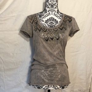 Miss Me Ladies Bedazzled T-shirt